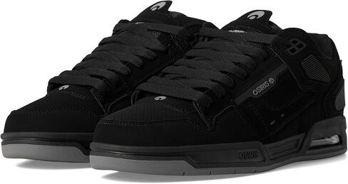Osiris Men's Peril Skate Shoe, Grey/Black/Red, 8 in Saudi Arabia