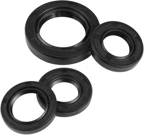 NBR Framework Oil Seal 5Pcs ID 10mm 11mm OD 4-30mm Thickness 4-10mm Nitrile Butadiene Rubber Gasket Sealing Rings(OD 30mm) in Kuwait