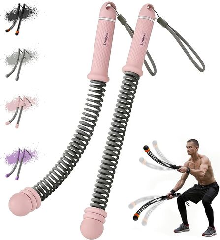 ENSFTF Soulyis New Ropeless Battle Ropes - Weighted Workout Rope with Removable Weight Rings for HIIT, Full-Body Exercise, Portable Fitness Equipment for Men & Women in Kuwait