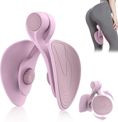 Kegel Exerciser, Pelvic Floor Muscle Exercise Devices for Women, Inner Thigh Exerciser Leg Workout Equipment Thigh Trainer for Male Hip Trimmer Inner Thigh Toner Workout in Kuwait