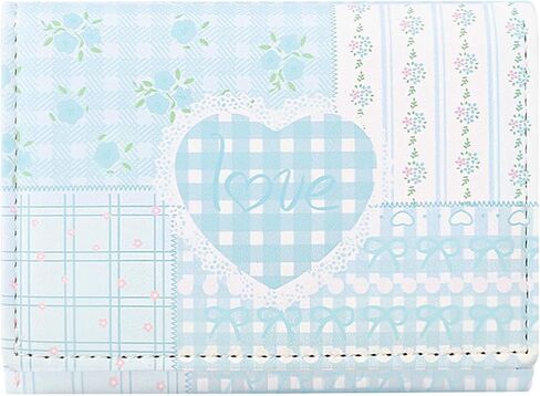 Sunwel Fashion Coquette Patchwork Prints لطيف محفظة صغيرة حامل بطاقة الهوية نافذة للنساء الفتيات (الوردي) in Kuwait