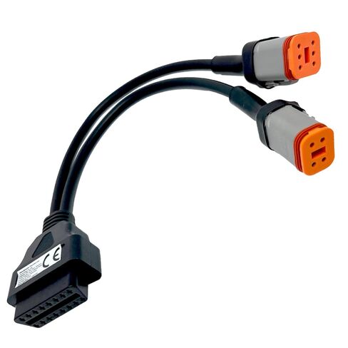 محول obd2 لـ Harleyy، 2 في 1 [4 Pin + 6 Pin] إلى كابل تشخيص الدراجة النارية 16 Pin، موصل أداة الماسح الضوئي الاحترافي لنماذج Softail وSportster in Saudi Arabia