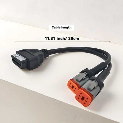 محول obd2 لـ Harleyy، 2 في 1 [4 Pin + 6 Pin] إلى كابل تشخيص الدراجة النارية 16 Pin، موصل أداة الماسح الضوئي الاحترافي لنماذج Softail وSportster in Saudi Arabia