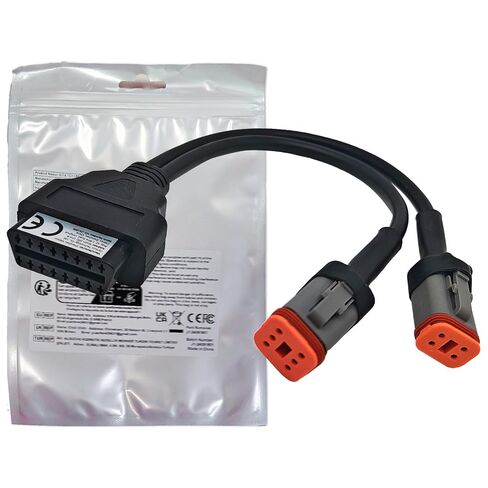 محول obd2 لـ Harleyy، 2 في 1 [4 Pin + 6 Pin] إلى كابل تشخيص الدراجة النارية 16 Pin، موصل أداة الماسح الضوئي الاحترافي لنماذج Softail وSportster in Saudi Arabia
