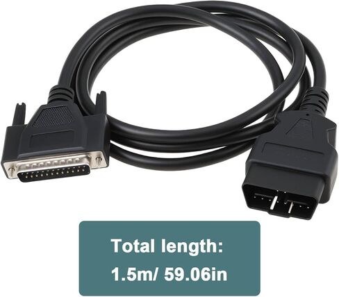 OBD2 Scanner Code Reader Cable 1.5M DB25 Connector Diagnostic Extension Compatible with INNOVA 3100 3110 3120 3130C 3140 3150 3160 in Saudi Arabia