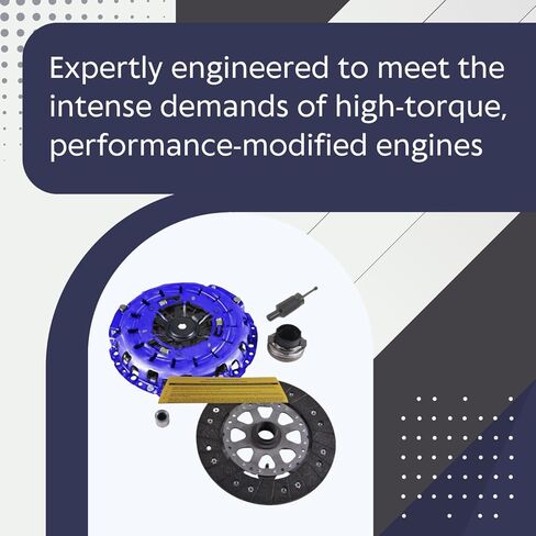 EFT HD Stage 1 Clutch Kit for BMW 128i 325i 328i 525i 528i Z4 N52B30 6-Speed - OEM Replacement for Smooth Engagement - Precise Fit - 350HP & 310 ft/lbs Torque Capacity - Offers 12 Month Brand Warranty in Saudi Arabia