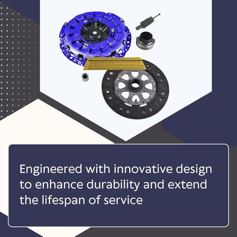 EFT HD Stage 1 Clutch Kit for BMW 128i 325i 328i 525i 528i Z4 N52B30 6-Speed - OEM Replacement for Smooth Engagement - Precise Fit - 350HP & 310 ft/lbs Torque Capacity - Offers 12 Month Brand Warranty in Saudi Arabia
