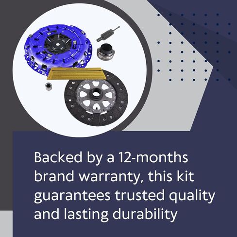 EFT HD Stage 1 Clutch Kit for BMW 128i 325i 328i 525i 528i Z4 N52B30 6-Speed - OEM Replacement for Smooth Engagement - Precise Fit - 350HP & 310 ft/lbs Torque Capacity - Offers 12 Month Brand Warranty in Saudi Arabia