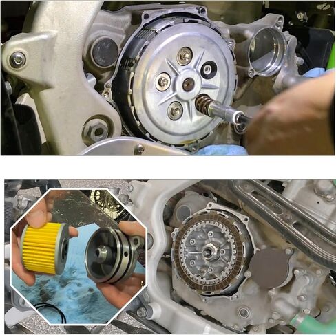 Clutch Kit Heavy Duty Springs & Gasket for Kawasaki KFX450R 08-14 KLX450R 08-09 KX450F 06-18 OEM# 13088-0029 13089-1095 in Saudi Arabia