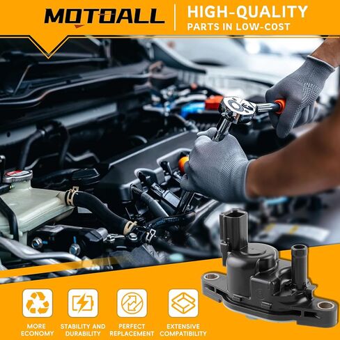 MOTOALL 36162-RNA-A01 EVAP علبة بخار تطهير صمام الملف اللولبي 36162-R1A-A01 مناسب لهوندا سيفيك 2006-2015، لـ HR-V 2016-2018، لـ Acura ILX 2013-2015 أسود in Saudi Arabia