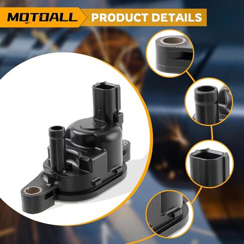MOTOALL 36162-RNA-A01 EVAP علبة بخار تطهير صمام الملف اللولبي 36162-R1A-A01 مناسب لهوندا سيفيك 2006-2015، لـ HR-V 2016-2018، لـ Acura ILX 2013-2015 أسود in Saudi Arabia