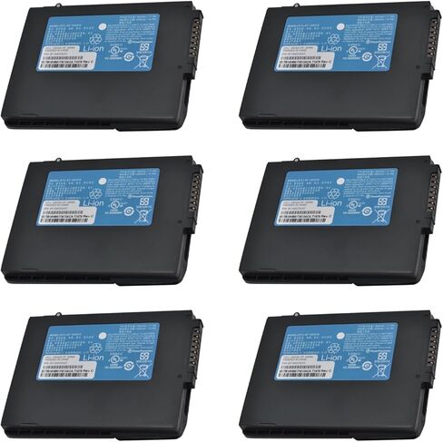 6 حزمة BT-000318 4620mah استبدال البطارية لزيبرا TC70 TC72 TC75 TC77 TC55 TC70X TC75X TC700H TC700K TC720L TC75BH TC75EK TC75AH TC75GK TC77HL BT-000318-01 بطارية ماسح الباركود BTRY-TC7X-46MA2 in Saudi Arabia