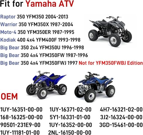 Clutch Kit & Billet CNC Basket Complete Gasket for Yamaha Warrior 350 1987-2004 Raptor 350 2004-2013 Big Bear 350 4x4 1987-1997 Big Bear 350 2x4 1996-1998 Kodiak 400 1993-1998 in Saudi Arabia