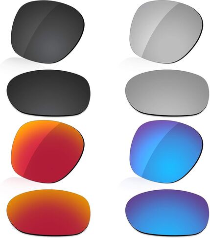 Polarized Lens Replacement for Oakley Latch OO9265 Sunglass - Dark Black+Silver Grey+Fire Red+Ice Blue in Saudi Arabia