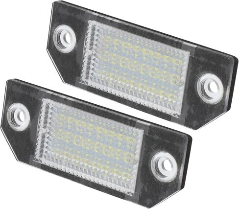 X AUTOHAUX 1 Pair LED License Plate Light White Light Fit for Toyota Camry 2012-2017 for Toyota Avalon 2013-2018 for Toyota Yaris 2012-2021 in Saudi Arabia