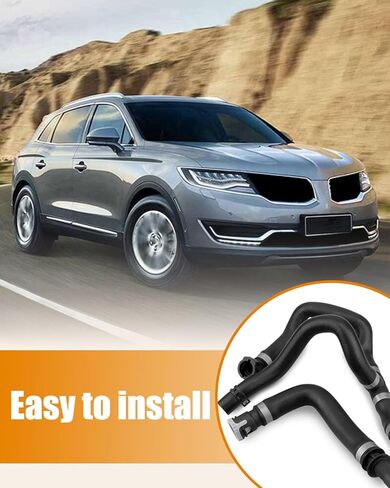 خرطوم سخان HVAC للمدخل والمخرج مناسب لسيارة Ford Escape 2013-2019 2.0L/2.5L، مناسب لسيارة Lincoln MKC 2017-2019 2.0L، استبدال خرطوم سخان مياه المحرك CV6Z-18472-T CV6Z-18472-W in Saudi Arabia