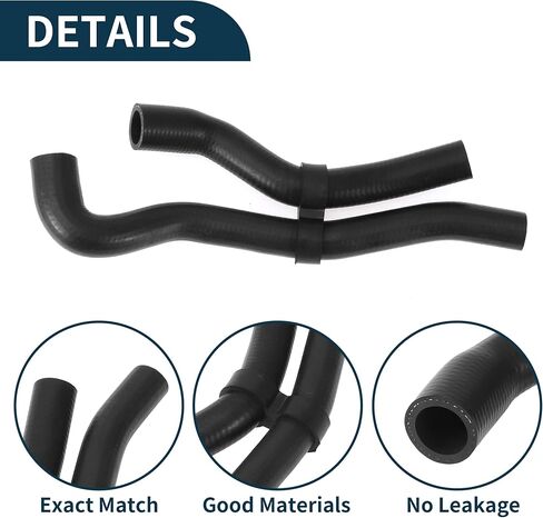 Radiator Hose for Volkswagen CC 2.0L 2009-2017 Rubber 1 Pcs Coolant Pipe in Saudi Arabia