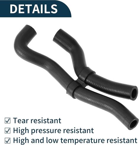 Radiator Hose for Volkswagen CC 2.0L 2009-2017 Rubber 1 Pcs Coolant Pipe in Saudi Arabia