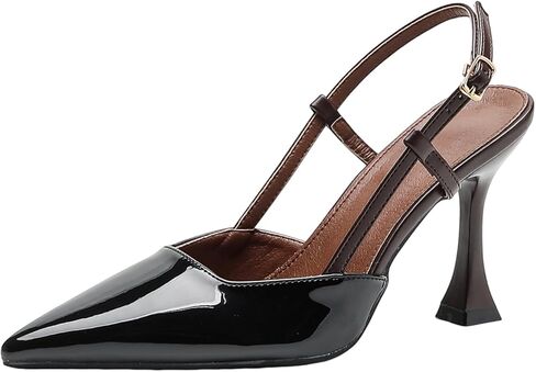 Women's Pointed Toe Heels Pumps Ankle Strap Dressy Wedding Shoes in Saudi Arabia