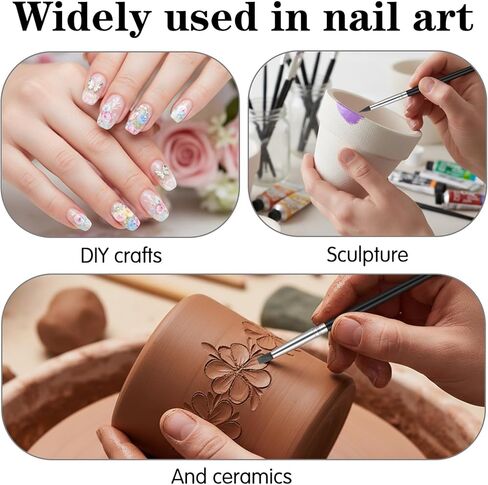 10 Pack Silicone Paint Brushes Silicone Rubber Tip Paint Pens Brushes Flexible Clay Carving Tools Silicon Color Shapers Brush Professional Sculpting Tool for Artwork Shaping Carving Handicraft Pottery in Saudi Arabia