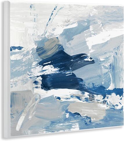 Stupell Industries Abstract Brushed Blue Painting Wood Wall Art, Design by Lanie Loreth in Kuwait