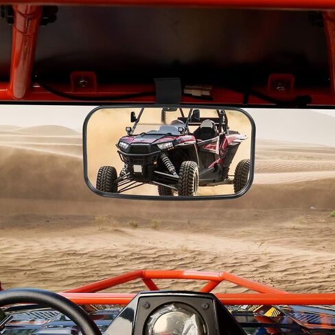 X AUTOHAUX 1.75 "2" المشبك UTV مجموعة مرآة جانبية لمركز الرؤية الخلفية لبولاريس RZR للحارس لياماها لكاواساكي لهوندا ل Can Am in Saudi Arabia