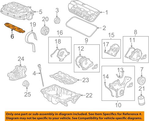 Genuine Honda (17105-RCA-A01) Intake Manifold Gasket in Saudi Arabia