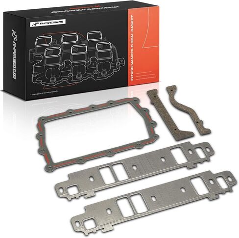 A-Premium Lower and Upper Engine Intake Manifold Gasket Set Compatible with Dodge Ram 1500 1994-1997, Dakota 1992-1997, B150/B250 1992-1994, B1500/B2500 1995-1997, D150/D250/W150 1992-1993, 3.9L in Saudi Arabia