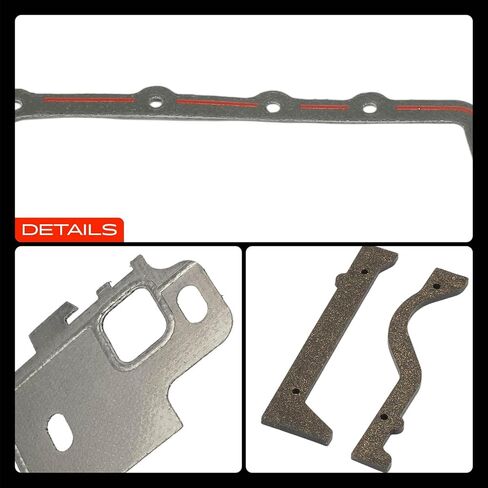 A-Premium Lower and Upper Engine Intake Manifold Gasket Set Compatible with Dodge Ram 1500 1994-1997, Dakota 1992-1997, B150/B250 1992-1994, B1500/B2500 1995-1997, D150/D250/W150 1992-1993, 3.9L in Saudi Arabia