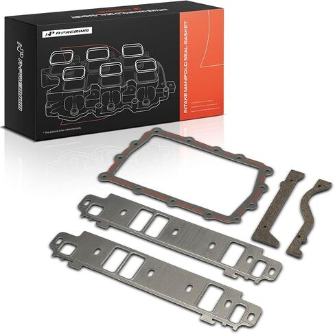 A-Premium Lower and Upper Engine Intake Manifold Gasket Set Compatible with Dodge Ram 1500 1994-1997, Dakota 1992-1997, B150/B250 1992-1994, B1500/B2500 1995-1997, D150/D250/W150 1992-1993, 3.9L in Saudi Arabia