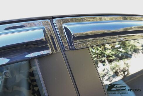 بديل لسيارة هيونداي النترا 2017-2020 | أقنعة EOS JDM Mugen ذات نمط شريطي وفتحات جانبية دخانية اللون وحارسة للنافذة in Kuwait