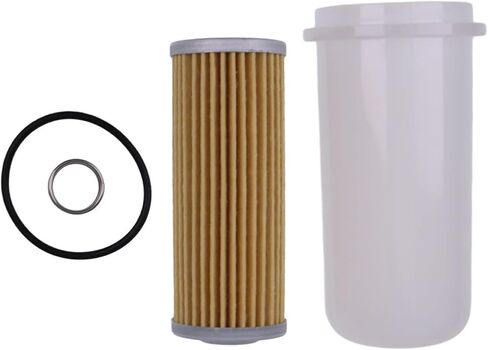 Fuel Filter with O-ring & Bowl Set CH10479 M802636 Compatible with JD330 JD332 JD655 JD670 JD755 JD770 JD790 JD850 JD855 JD950 JD1050 JD2305 JD2320 JD2720 JD4200 JD4210 JD4300 JD4400 JD4410 in Saudi Arabia