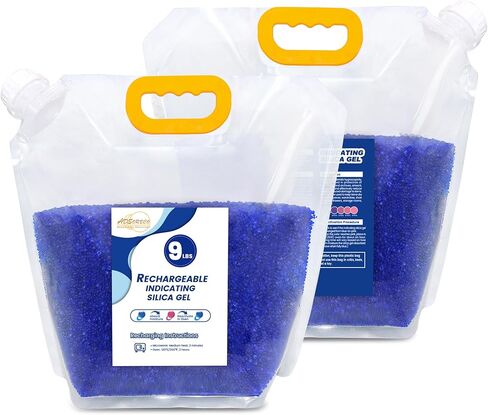 Premium Blue to Pink 3mm Silica Beads, Reusable Desiccant Bulk for 3D Filament, Electronics, Cameras, Jewelry, and Safes (Blue to Pink, 2 LBS) in Saudi Arabia