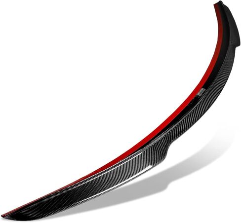 Auto Dynasty V-Style Duck Bill Rear Car Trunk Lid Spoiler Compatible with BMW Z4 2009-2016, Carbon Fiber, Glossy Black in Saudi Arabia