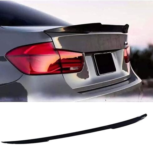 سبويلر خلفي للسيارة Audi S6 Avant C6 C6.5 Wagon Estate 2006-2011، شفة جناح خلفي لسقف الجذع الخلفي، ملحقات تصميم تعديل السيارة، أسود لامع in Kuwait