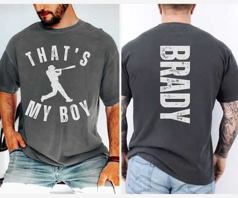 NAZENTI Personalized Baseball Dad Shirts for Men, Custom Baseball Dad Outfits, Fathers Day, for Papa in Saudi Arabia
