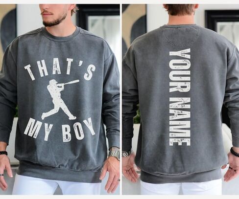 NAZENTI Personalized Baseball Dad Shirts for Men, Custom Baseball Dad Outfits, Fathers Day, for Papa in Saudi Arabia