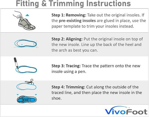 3 أزواج من النعال الداخلية القطنية المضادة للرائحة من VivoFoot، حشوات قابلة للتنفس لرائحة القدمين حافي القدمين، وسادات أحذية بديلة مريحة للاستخدام اليومي للرجال والنساء in Kuwait