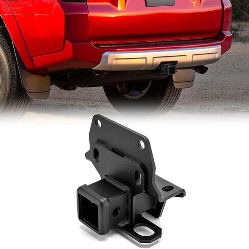WeiSen 2" Rear Towing Hitch Receivers Class 3 Trailer Hitch Receiver Black Compatible with Toyota 4runner 2003-2024, Fit Lexus GX470 2003-2009 in Saudi Arabia