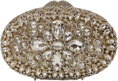 HUANG ZHUANG Luxury Crystal Clutch Women Sparkly Rhinestone Evening Bag for Party Wedding in Saudi Arabia