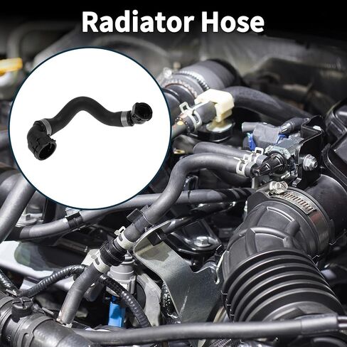 Radiator Heater Hose Radiator Outlet Hose Pipe for BMW 3 Series 2015 No.11538611277 Rubber Coolant Pipe Black 1 Pc in Saudi Arabia