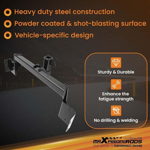 maXpeedingrods Class 3 Rear Trailer Hitch Kit, 2-in Tow Hitch Receiver for Jeep Compass 2017-2025 (4000 LBS GTW), Carbon Steel in Saudi Arabia