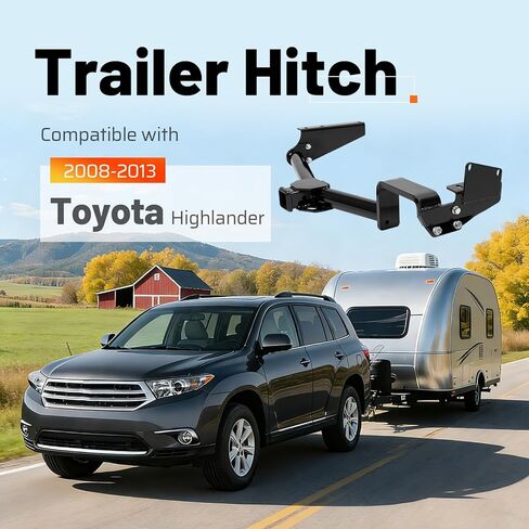 Class 3 Trailer Tow Hitch Receiver 2" Compatible with 2008-2013 Toyota Highlander in Saudi Arabia