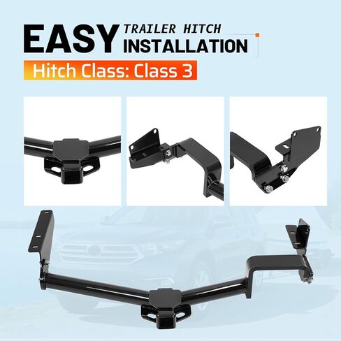 Class 3 Trailer Tow Hitch Receiver 2" Compatible with 2008-2013 Toyota Highlander in Saudi Arabia