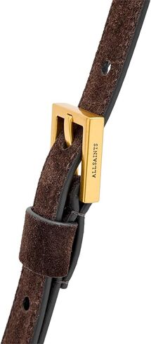 AllSaints Ursa Mini Suede Xbdy W555XD Bitter Brown One Size in Saudi Arabia