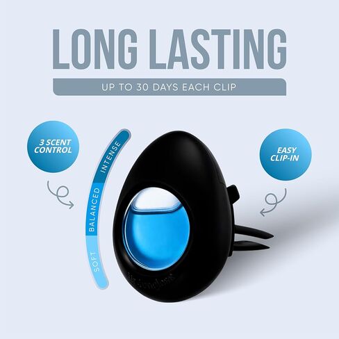 Air Jungles Car Air Freshener Vent Clip 5 Count with 2 Adapter Compatible with Tesla, Variety Scent New Car, Ocean, Lavender, Honey Peach, Hawaii Mahalo, Long Lasting Odor Eliminator, Up to 150 Days in Kuwait