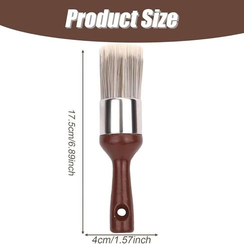 قطعتان من فرشاة مرهم الأثاث، شعيرات ناعمة ومقبض مريح، فرشاة تنظيف الجلد والخشب، أداة وضع كريم الشمع للديكورات الداخلية للسيارة وصيانة تنظيف المنزل in Kuwait