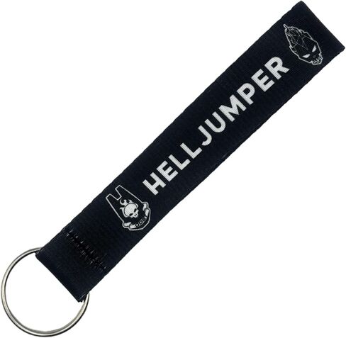 Hell Jumper 5.5x1.0 بوصة سلاسل المفاتيح علامة مفاتيح عالية الجودة للدراجات النارية، السيارة، السكوتر، ATV، UTV in Kuwait