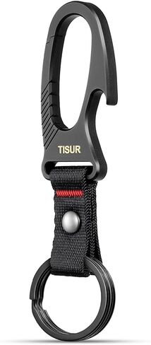 TISUR Titanium Carabiner Keychain Clip,Bottle Opener Key Chain Holder with Heavy Duty D Rings,Car Key Fob for Men Women in Saudi Arabia