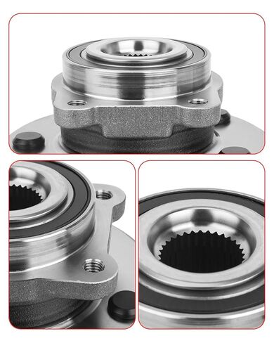 TOVASTY 2PCS 513286 Front Wheel Hub Bearing Assembly Compatible with Dodge Journey 2009-2020, 5 Lugs w/ABS in Saudi Arabia